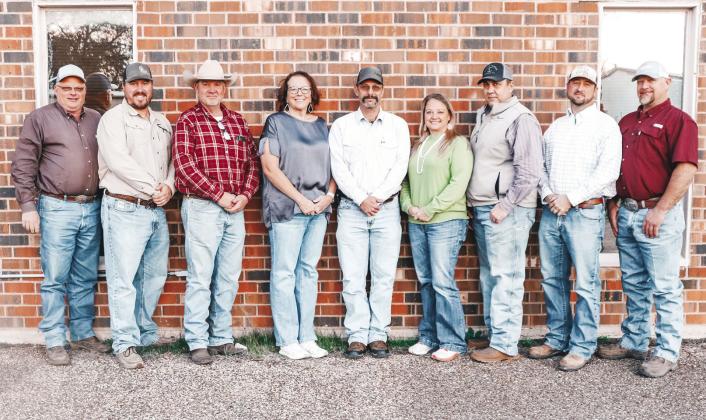 This year’s Freestone County Fair and Rodeo Association board members are President Jody Bodine, Vice President Todd Craig, Treasurer Brent Holmes, Secretary Michelle Welch, Collin Puckett, Clint Fryer, Marla Lookabill, Keith Brockman and Will Steen. Courtesy Photo